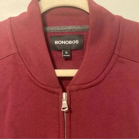 Bonobos burgundy  cotton vest - Picture 6 of 6